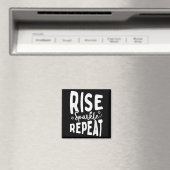 Rise Sparkle Repeat - Sitive Mindset Motivational マグネット (インサイチュ (食洗機))