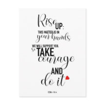 'Rise Up'引用文はがきロングバージョン