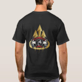 Rise Up - 3つの上向き矢印ミニマルTシャツ Tシャツ (裏面)