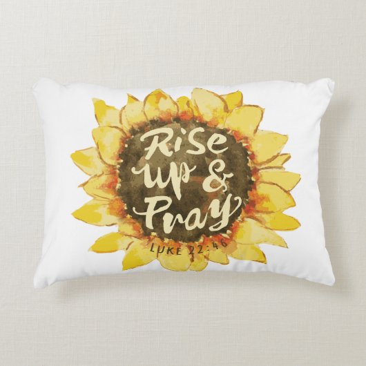 Rise Up And Pray - Luke 22:46 アクセントクッション (正面)