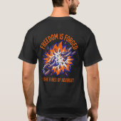RiseAndGrindNoLimits Freedom Is Forgd In Adversity Tシャツ (裏面)