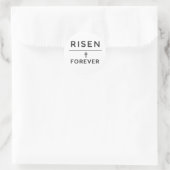 Risen + Forever Sticker  ラウンドシール (バッグ)