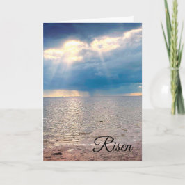 Risen (Happy Easter) - Folded Greeting Card カード