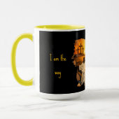 Risen Jesus Empty Tomb 3D Papercut 15oz Coffee Mug マグカップ (左)