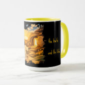 Risen Jesus Empty Tomb 3D Papercut 15oz Coffee Mug マグカップ (正面右)