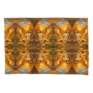 Risen Jesus Empty Tomb 3D Papercut Easter 枕カバー