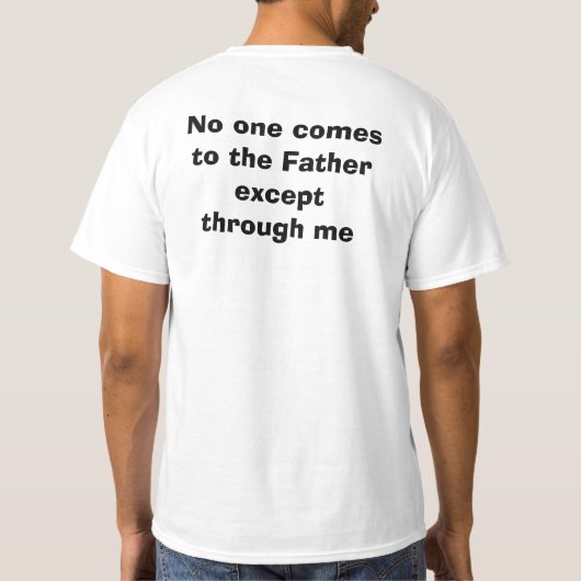 Risen Jesus Empty Tomb 3D Papercut Men’s Tee Tシャツ (裏面)