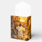 Risen Jesus Empty Tomb Easter Small Favor Box フェイバーボックス (オープン)