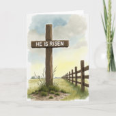 Risen Message Wood Scene Card カード (正面)