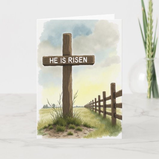 Risen Message Wood Scene Card カード (正面)
