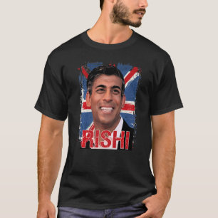 Rishi Sunak英国コンサバティフ首相 Tシャツ