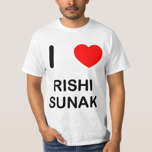 Rishi Sunak - Rishi Dishy Tシャツ (正面)