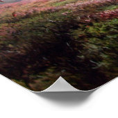 'Rising Grouse' – キャンバス上のプリント ポスター (角)