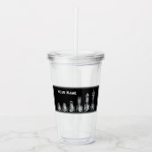 Rising High - Custom Acrylic Tumbler アクリルタンブラー (正面)