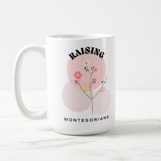 Rising montessorians  コーヒーマグカップ (左)