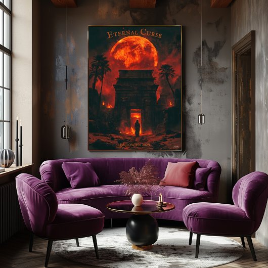 Rising Mummy Halloween – 古代の墓と血の月 ポスター