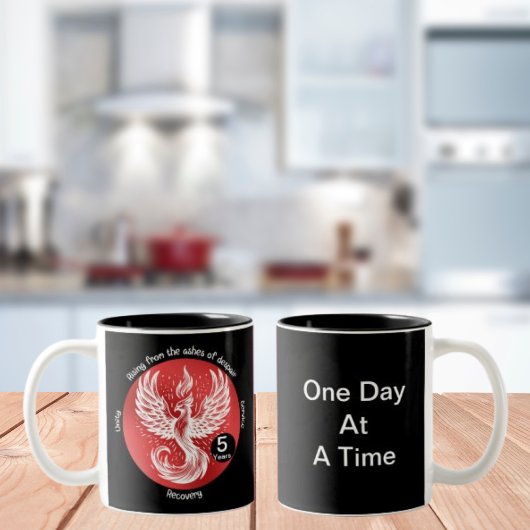 Rising Phoenix – 回復ギフトのマイルストーン ツートーンマグカップ