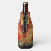 Rising Phoenix Fire Bird Bold Flame Energy ボトルクーラー (ボトル裏面)