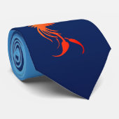 Rising Phoenix in Flames Tie ネクタイ (ロール)