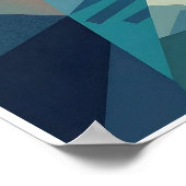 Rising Phoenix – Modern Art Poster ポスター (角)