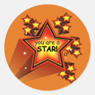 Rising Star先生格付けステッカー ラウンドシール