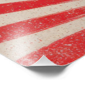 Rising Sun Background – Retro Vintage Rays フォトプリント (角)