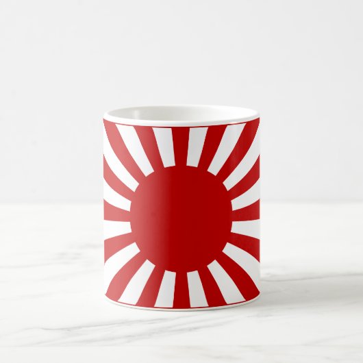 Rising Sun Flag 3 コーヒーマグカップ (中央)