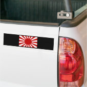 Rising Sun Flag 3 バンパーステッカー (トラック上)