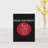 Rising Sun Kanji  カード (黄色い花)