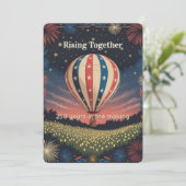 Rising Together 250 Years in the Making 招待状 (スタンド正面)