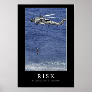 Risk: Inspirational Quote 1 ポスター
