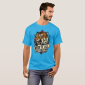 Risk It All Tiger  Gain It Everything Motivation Tシャツ (正面フル)
