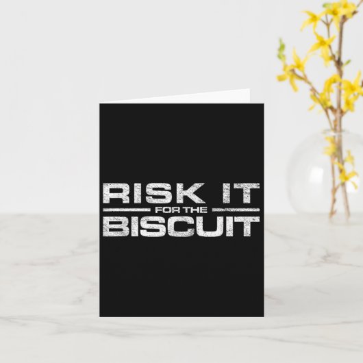 Risk It For The Cookie Movement  カード (黄色い花)