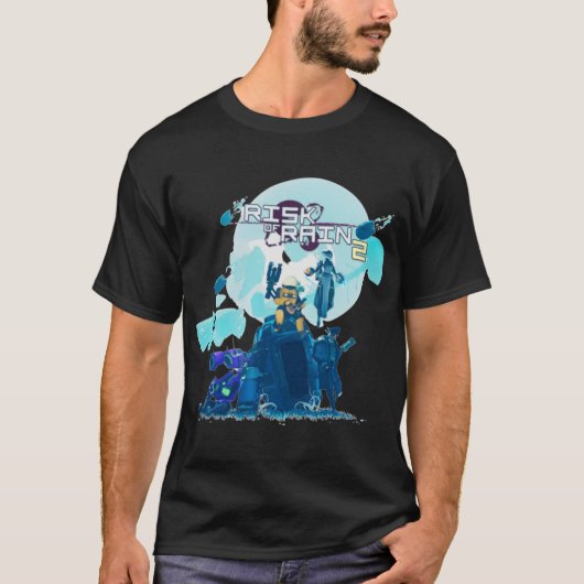 Risk Of Rain 2 ガールズギフト レトロ Tシャツ (正面)