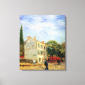 Rispal Restaurant at Asnieres by Vincent van ゴッホ キャンバスプリント (正面)