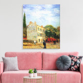 Rispal Restaurant at Asnieres by Vincent van ゴッホ キャンバスプリント (インサイチュ (リビング))