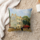 Rispal Restaurant at Asnieres by Vincent van ゴッホ クッション (ブランケット)