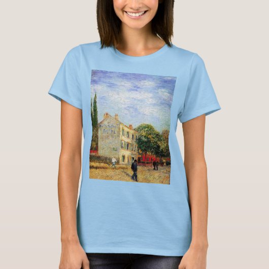 Rispal Restaurant at Asnieres by Vincent van ゴッホ Tシャツ (正面)