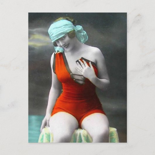 Risqueヴィンテージ写真 ポストカード (正面)