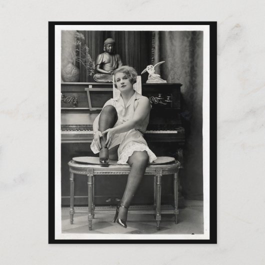 Risqueヴィンテージ写真 ポストカード (正面)