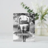 Risqueヴィンテージ写真 ポストカード (スタンド正面)