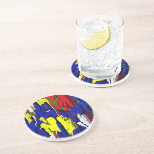 Risse im Blau, abstrakt コースター (側面)