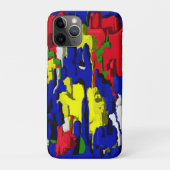 Risse im Blau, abstrakt Case-Mate iPhoneケース (裏)