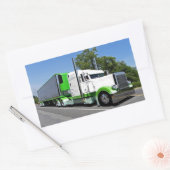 Rissler White 379スタンプ 長方形シール (封筒)