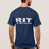 RITのチーム Tシャツ (裏面)