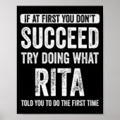 Rita If At First You Dont Succeed Try Doing What  ポスター (正面)