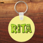 Rita Name Kiwi Design Schlüsselanhänger キーホルダー (正面)