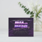 Rita Name Vorname lila Postkarte Geburtstag ポストカード (スタンド正面)