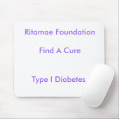 Ritamae FoundationFind治療、タイプIの糖尿病 マウスパッド (マウス)