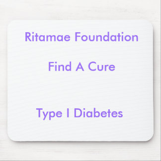 Ritamae FoundationFind治療、タイプIの糖尿病 マウスパッド